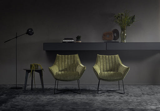 EGON Fauteuil | Gris - vert