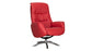 Fauteuil KOLDING cuir | PVC noir, gris, rouge