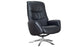 Fauteuil KOLDING cuir | PVC noir, gris, rouge