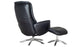 Fauteuil KOLDING cuir | PVC noir, gris, rouge