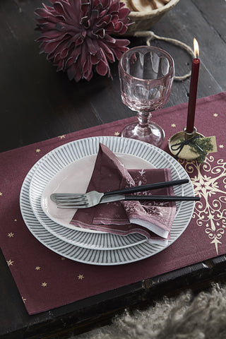 Starnia Set de Table | Rouge