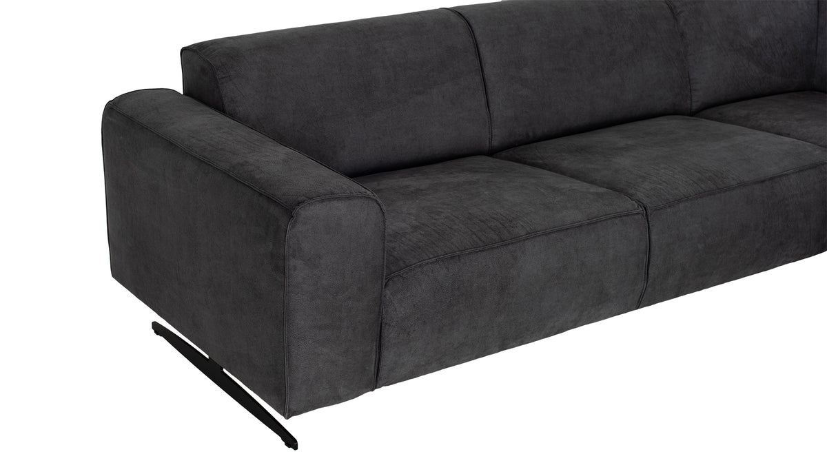 Murcia Canapé chaise longue à droite | Graphite