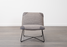 Fauteuil Danny | Tissu, Cuir gris