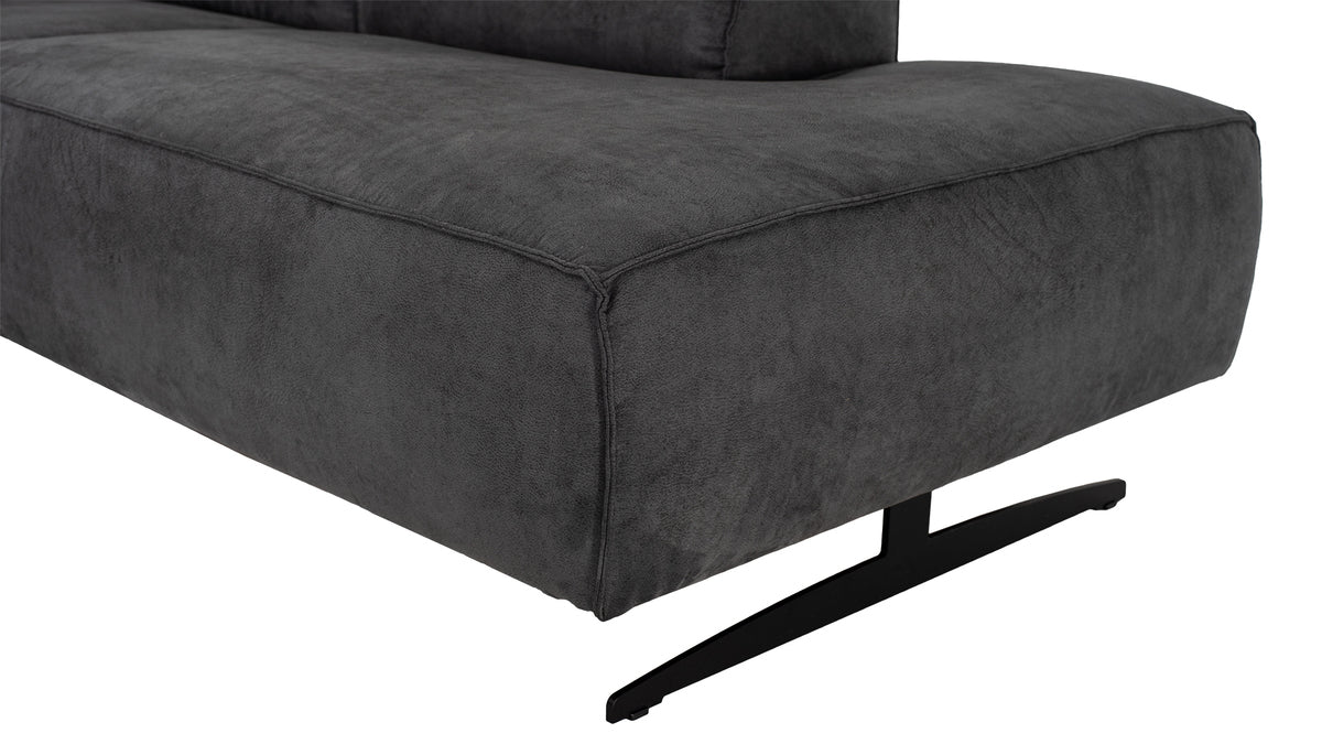 Murcia Canapé chaise longue à gauche | Graphite