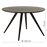 Eclipse table ronde I bois noir