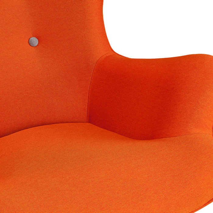 Fauteuil Twist | Orange, Gris